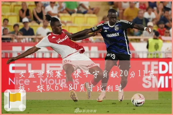 女篮世预赛：张子宇贡献20分11篮板，球队65-80负于比利时